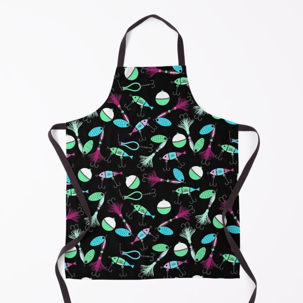 Item preview, Fishing Lures Seamless Pattern F11 designed and sold by BeebooDesign.