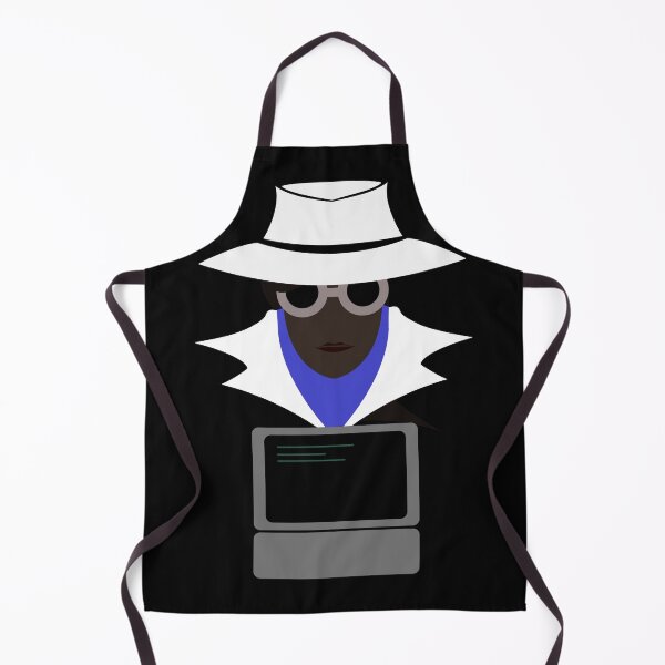 Item preview, Lady White (Afro W/Computer): A Cybersecurity Design designed and sold by McNerdic.