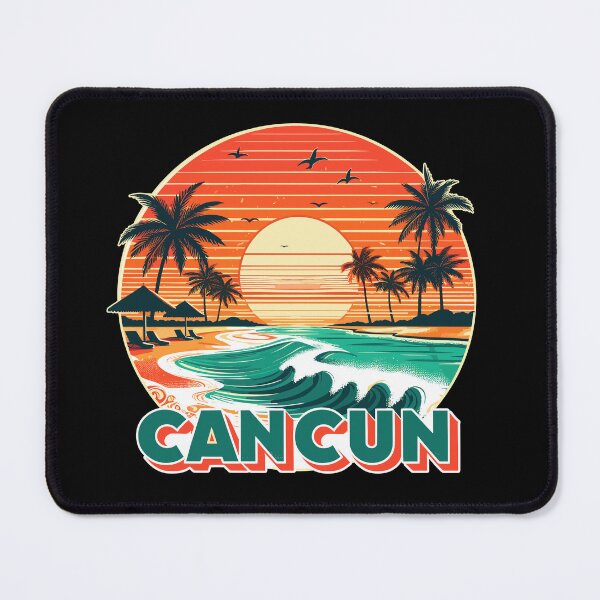 Item preview, Cancun Mexico Beach | Retro vintage sunset designed and sold by DynastyArt.