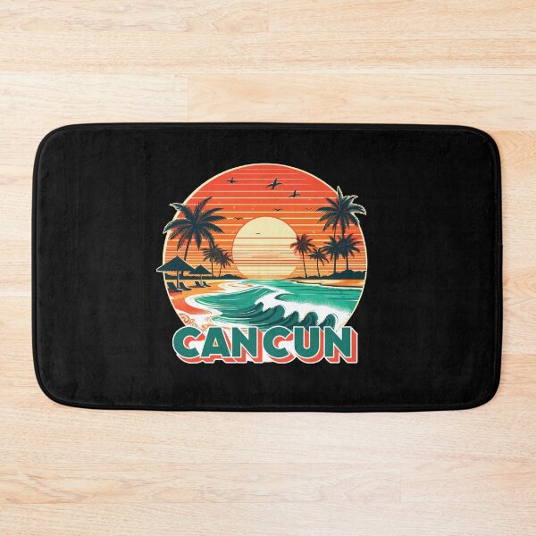 Item preview, Cancun Mexico Beach | Retro vintage sunset designed and sold by DynastyArt.