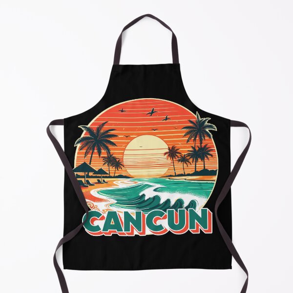 Item preview, Cancun Mexico Beach | Retro vintage sunset designed and sold by DynastyArt.