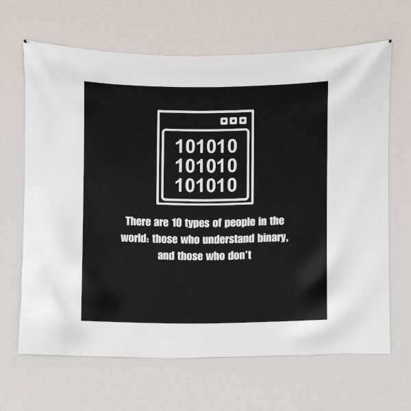 Item preview, Binary Banter: A Coder's Humor designed and sold by RetroRover.