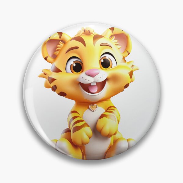 Item preview, Tiny Tiger's Cheerful Day - Cute Animal Art for Kids designed and sold by lematworks.
