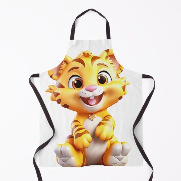 Item preview, Tiny Tiger's Cheerful Day - Cute Animal Art for Kids designed and sold by lematworks.