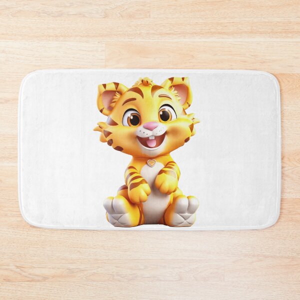 Item preview, Tiny Tiger's Cheerful Day - Cute Animal Art for Kids designed and sold by lematworks.