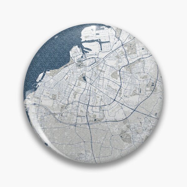 Item preview, Malmo City Map of Scania, Sweden - Coastal designed and sold by deMAP.