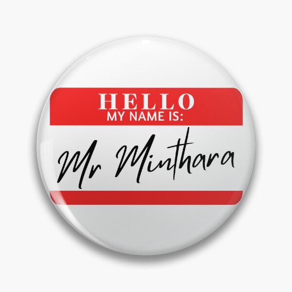 Item preview, Hello, my name is Mr Minthara designed and sold by AdhdPunk.