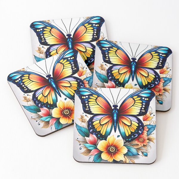Item preview, Butterfly motif designed and sold by MatrixTattoo.