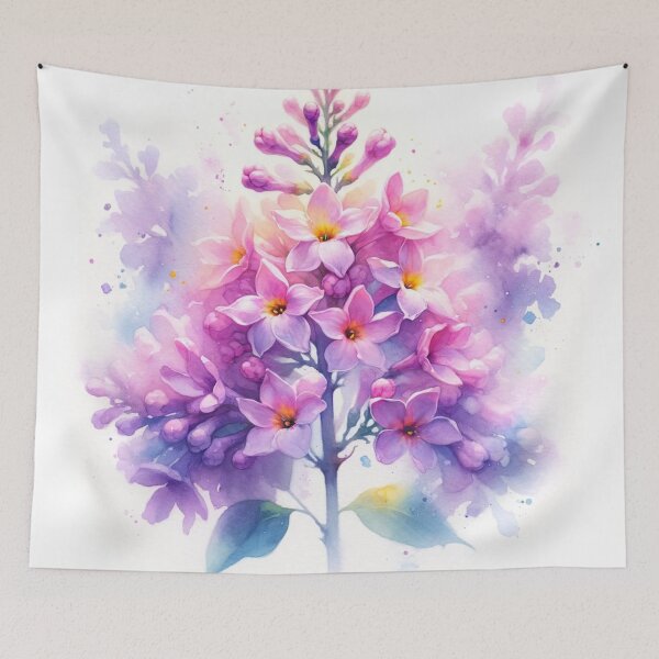 Aperçu de l'œuvre Aquarelle du Syringa créée et vendue par Content by Steph.