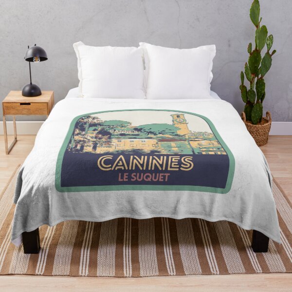 Item preview, Le Suquet Old Town Illustration Print - Historic Charms of Cannes designed and sold by Lemomo-artworks.