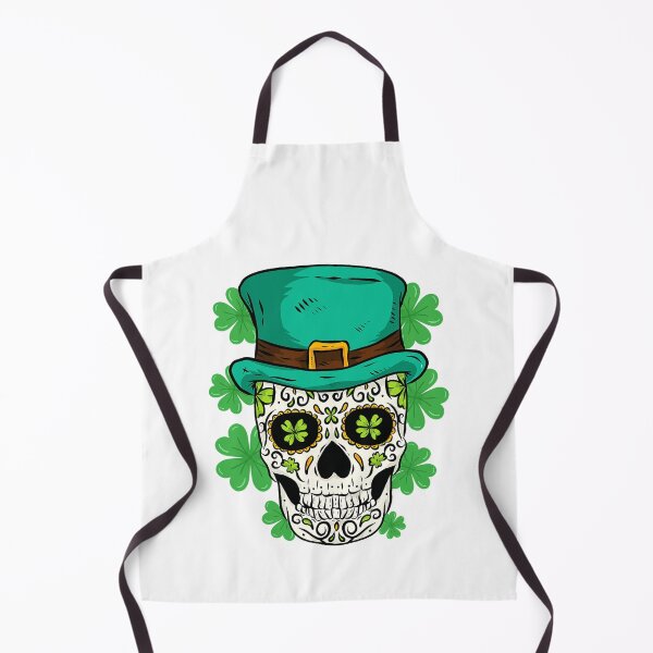 Item preview, Happy St Patrick's Day Sugar Skull Shamrock Gift designed and sold by BalladOfZeus.
