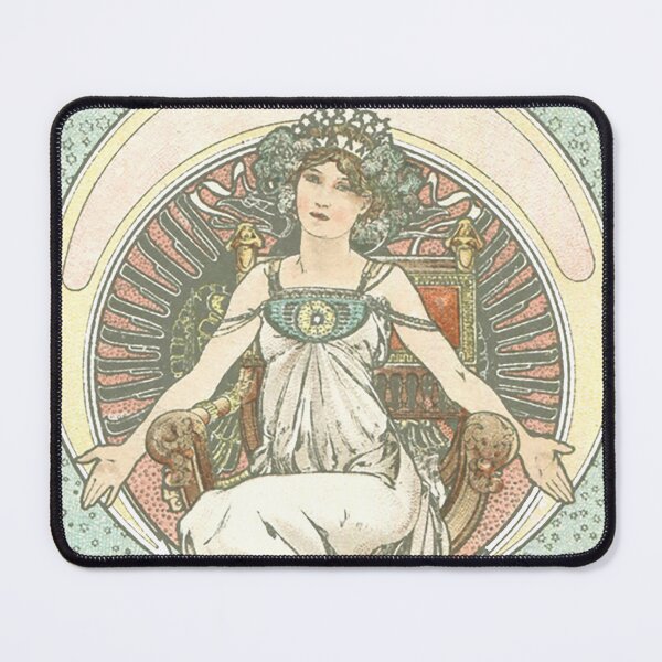 Item preview, Untitled Postcard, by Alphonse Mucha. (Original colors) designed and sold by MINDTHECHERRY.