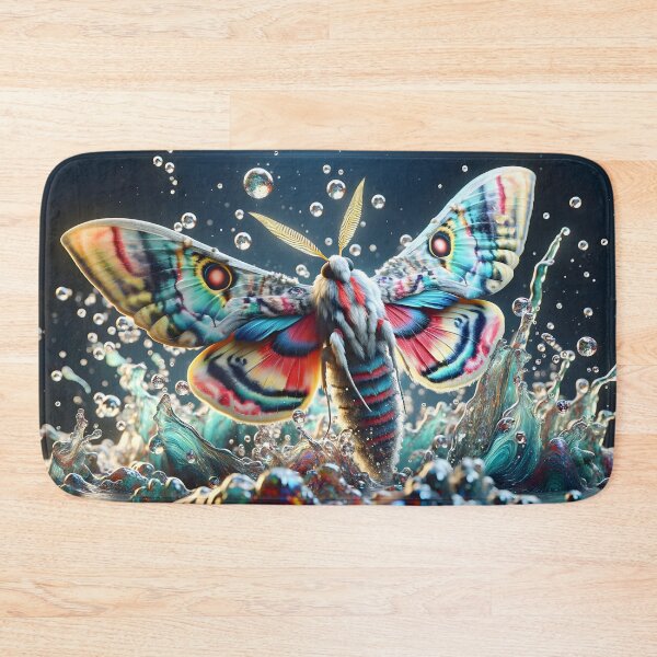 Item preview, Colorful Moth Vibrant Splatters designed and sold by PuzzledBean.