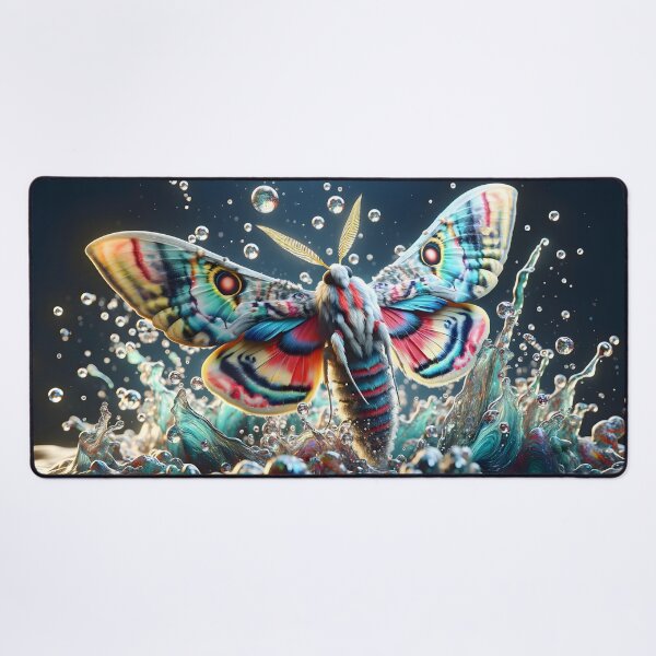 Item preview, Colorful Moth Vibrant Splatters designed and sold by PuzzledBean.