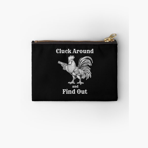 Item preview, Cluck Around and Find Out Funny Chicken Parody  designed and sold by The Junto Shop.