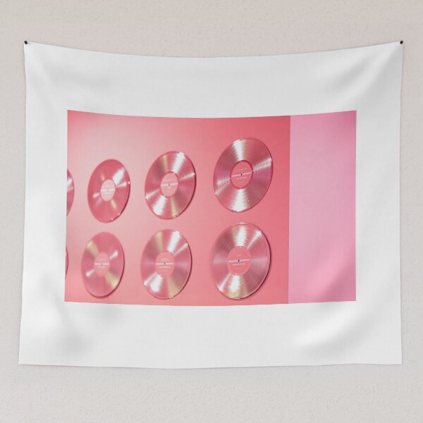 Item preview, Pink Vintage Vinyl Music Record designed and sold by newburyboutique.