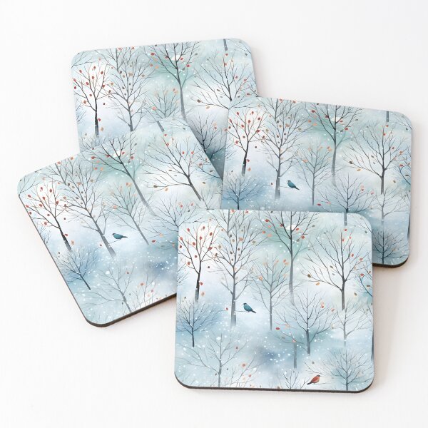 Item preview, Winter Picture Water color designed and sold by MuteluArtwork.