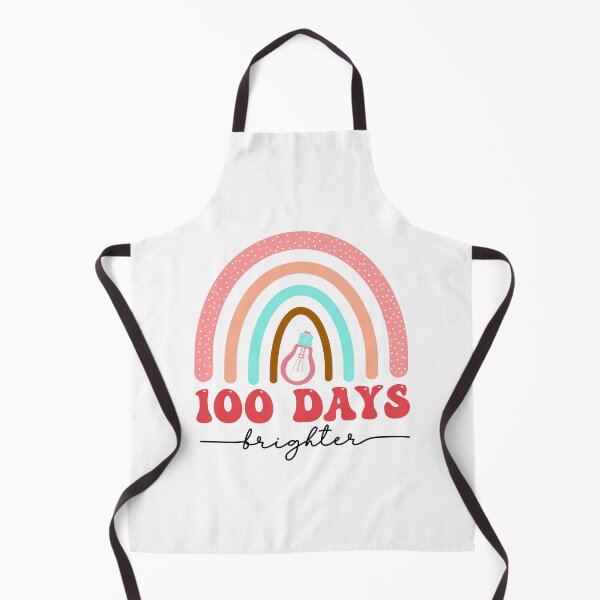 Item preview, 100 days brighter Rainbow Retro Boho designed and sold by Smix Pixels.