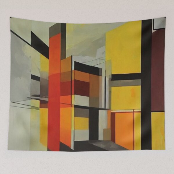 Item preview, Modern Echoes of Bauhaus designed and sold by AthosVolzenArt.