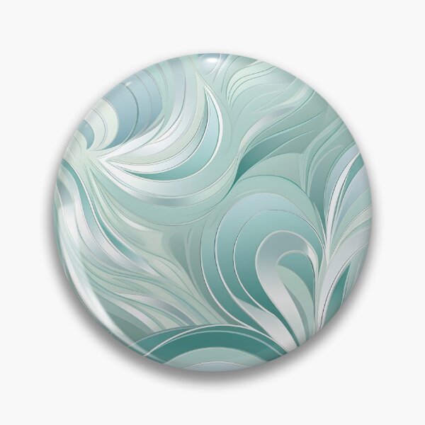 Item preview, Seafoam swirling decorative print designed and sold by dcrc.