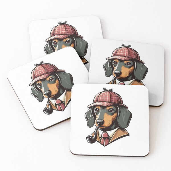 Item preview, Dachshund Detective Old Fashioned Style designed and sold by Creative  Visions Art.