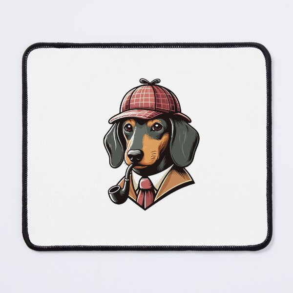 Item preview, Dachshund Detective Old Fashioned Style designed and sold by Creative Visions Art.