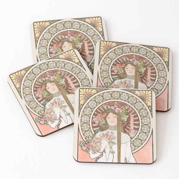 Item preview, La Trappistine, by Alphonse Mucha. HIGH DEFINITION designed and sold by MINDTHECHERRY.