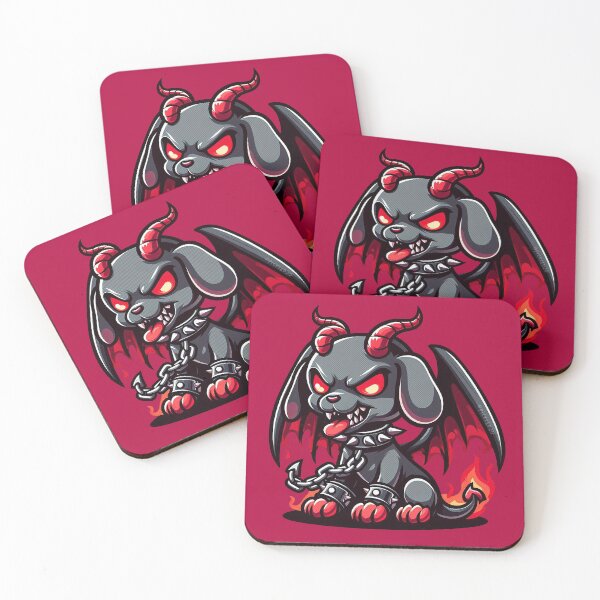 Item preview, Evil Devil Dog designed and sold by PickledjoArt.