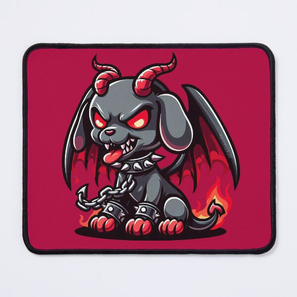 Item preview, Evil Devil Dog designed and sold by PickledjoArt.
