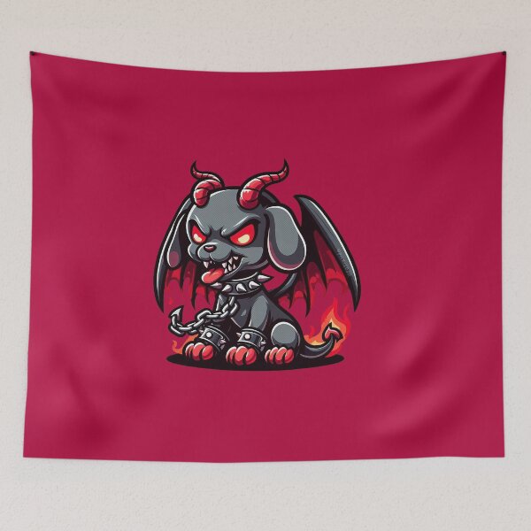 Item preview, Evil Devil Dog designed and sold by PickledjoArt.