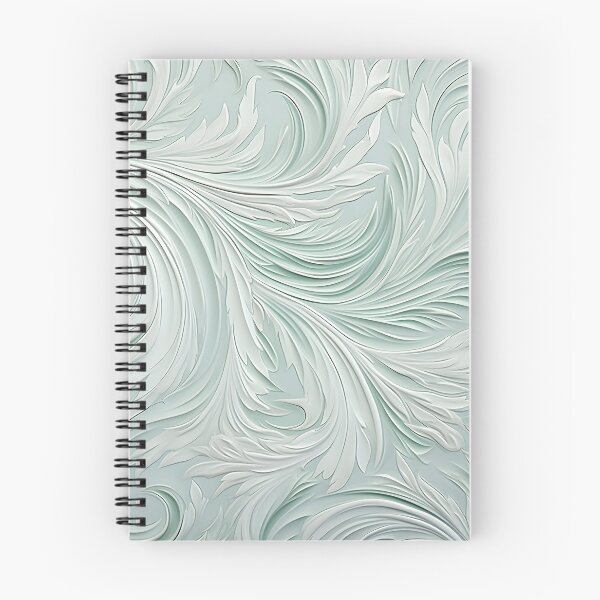 Item preview, seafoam swirling decorative print designed and sold by dcrc.