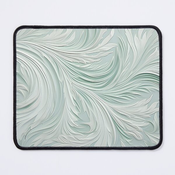 Item preview, seafoam swirling decorative print designed and sold by dcrc.
