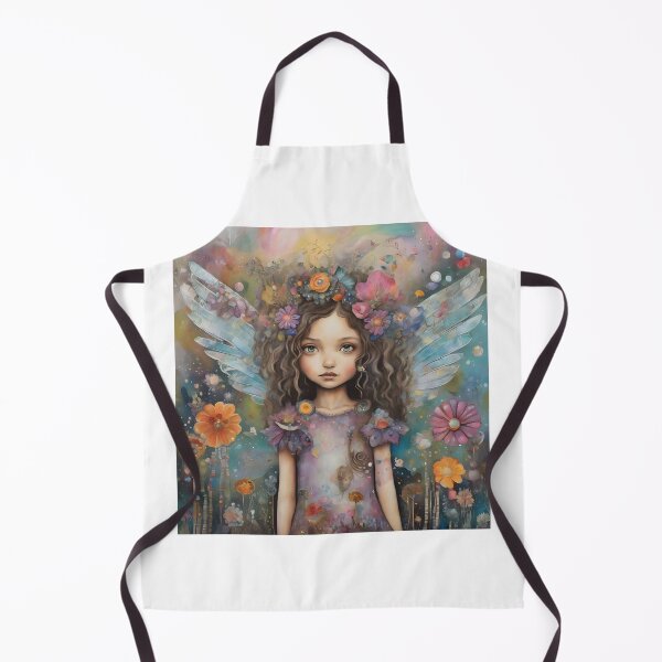 Item preview, A small Girl with wings in wonderland. designed and sold by Vibes-vintage.