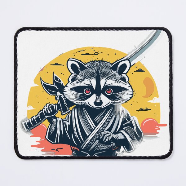 Item preview, Racoon ninja designed and sold by JuroArt.