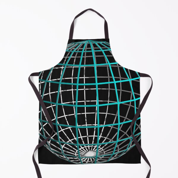 Item preview, Mandala (turquoise grid sphere)  designed and sold by Whimsy Trail Co.
