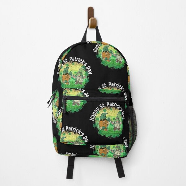 Item preview, Happy St Patricks Day Gnomes Leprechaun Retro Sunset Clover designed and sold by BalladOfZeus.