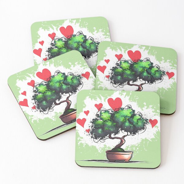 Item preview,  Bonzai tree with heart motif designed and sold by randrdesign.