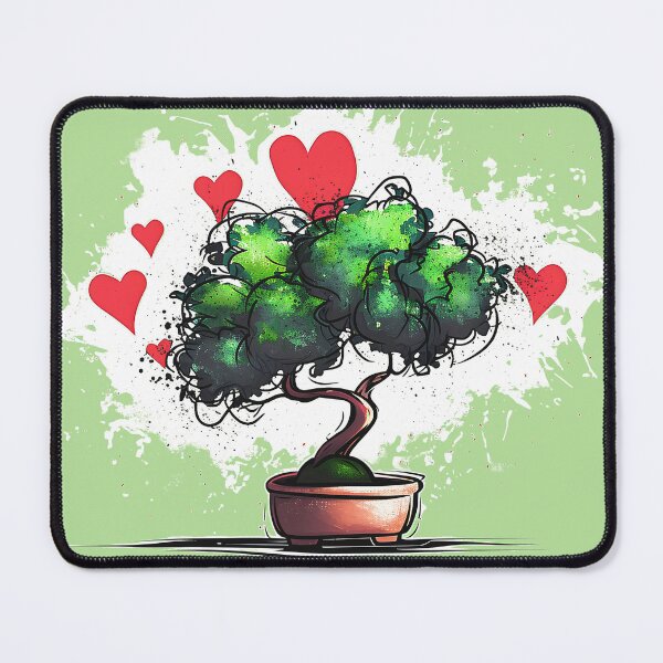 Item preview,  Bonzai tree with heart motif designed and sold by randrdesign.