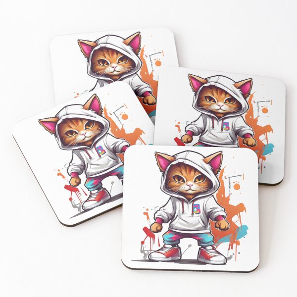 Item preview, Hip Hop Cat, Street Style Cat designed and sold by Krieghorn.