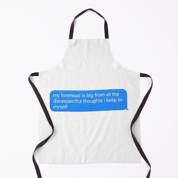 Item preview, Big forehead text message designed and sold by pinksunsets.