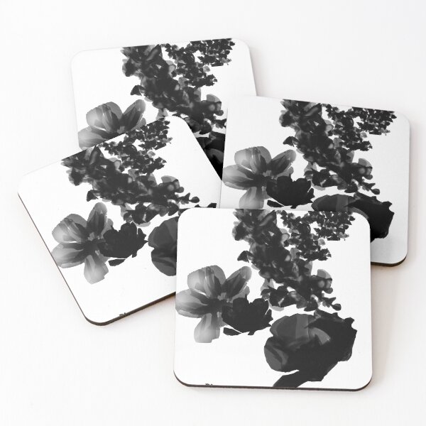 Artikelvorschau, Monochromes Blumenmuster entworfen und verkauft von RSGreenall.