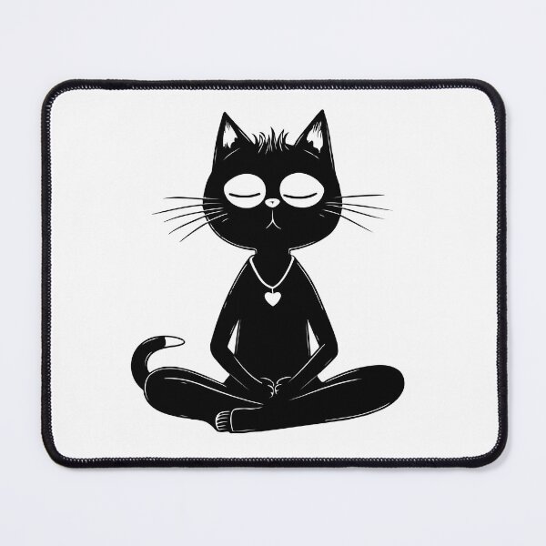 Item preview, Yoga Cat | Meditation | Crossed Legs designed and sold by FableFauna.