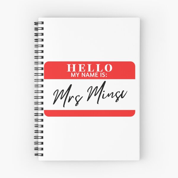 Item preview, Hello, my name is Mrs Minsc designed and sold by AdhdPunk.