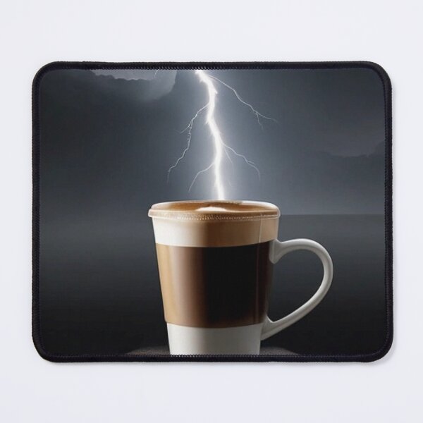 Item preview, Lightning Coffee designed and sold by ApathyMinusArt.
