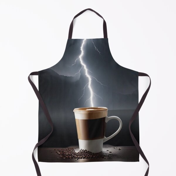 Item preview, Lightning Coffee designed and sold by ApathyMinusArt.