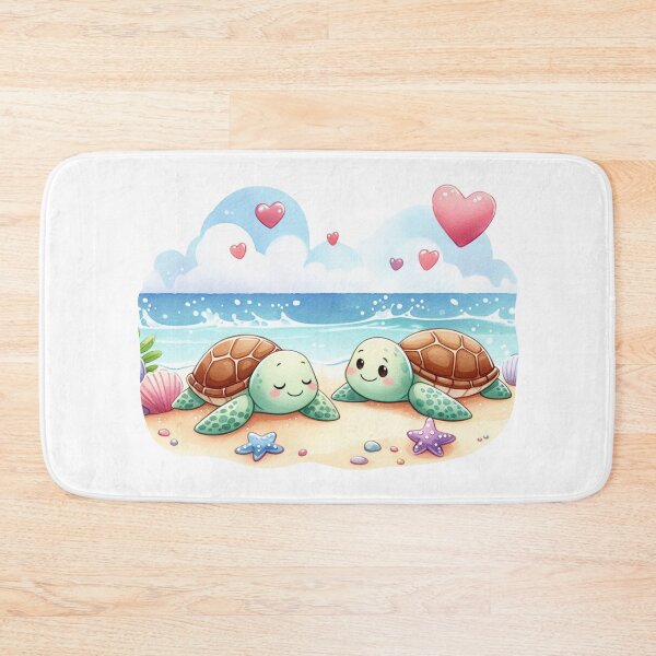 Item preview, Cute Sea Turtle  Valentine Couple 11 designed and sold by mushizaman.