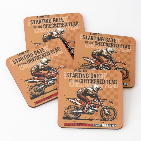 Item preview, From the starting gate to the checkered flag, Motocross warriors leave their mark designed and sold by Concept-Hub.