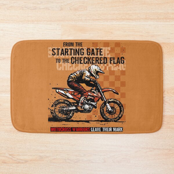 Item preview, From the starting gate to the checkered flag, Motocross warriors leave their mark designed and sold by Concept-Hub.