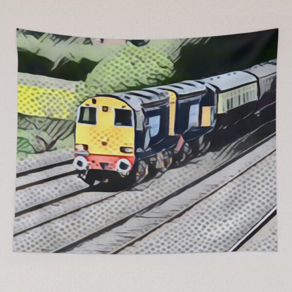 Item preview, Class 20 Rail Tour In Pointillism designed and sold by Fearless-Fox.