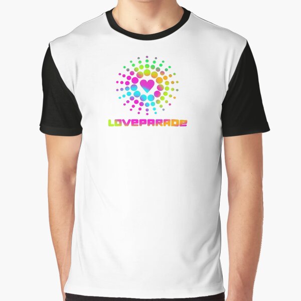 Vista previa del artículo con la obra «Logotipo colorido de Loveparade», diseñado y vendido por Boogeyman Bill.